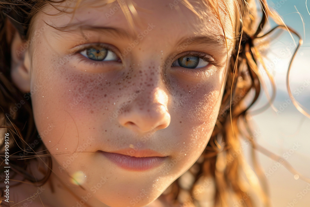 Funny children kids playing at the beach seaside poolside aquapark summer leisure weekend time, Generative AI Funny children kids playing at the beach seaside poolside aquapark summer leisure weekend time, Generative AI
