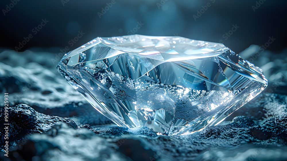 Close-up of a sparkling diamond on a textured surface with a dark background, showcasing its brilliance and clarity. Close-up of a sparkling diamond on a textured surface with a dark background, showcasing its brilliance and clarity.