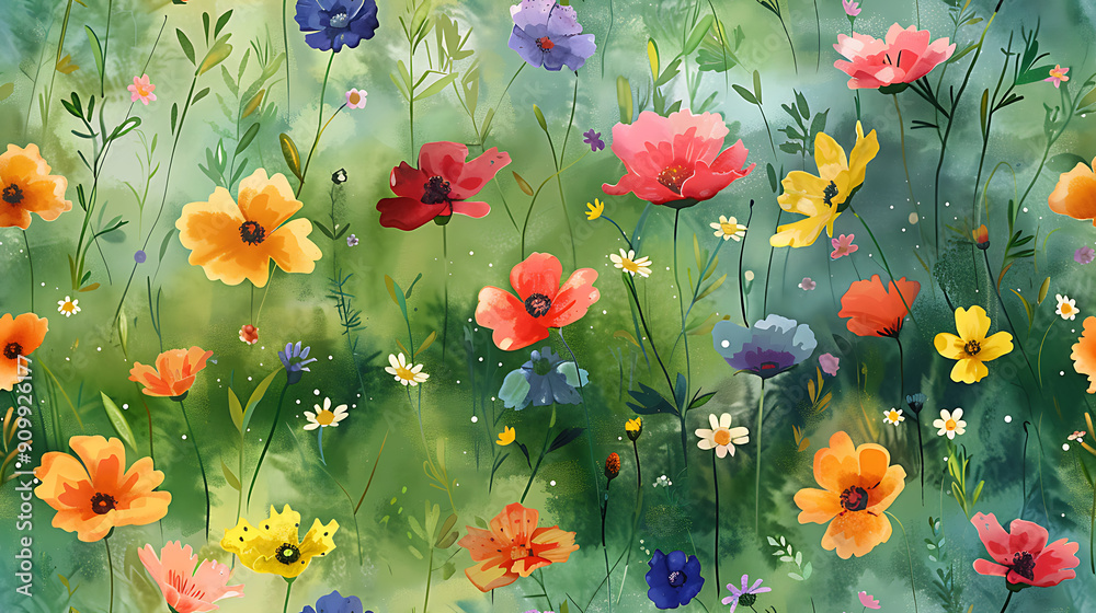 Obraz premium flower pattern