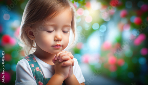 praying child
