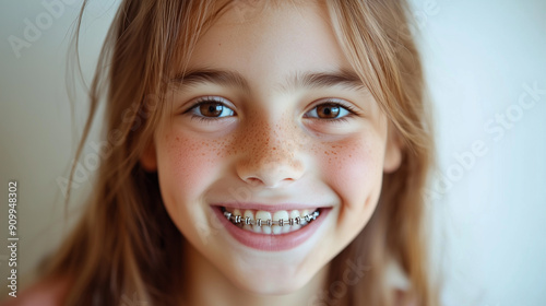 girl with braces