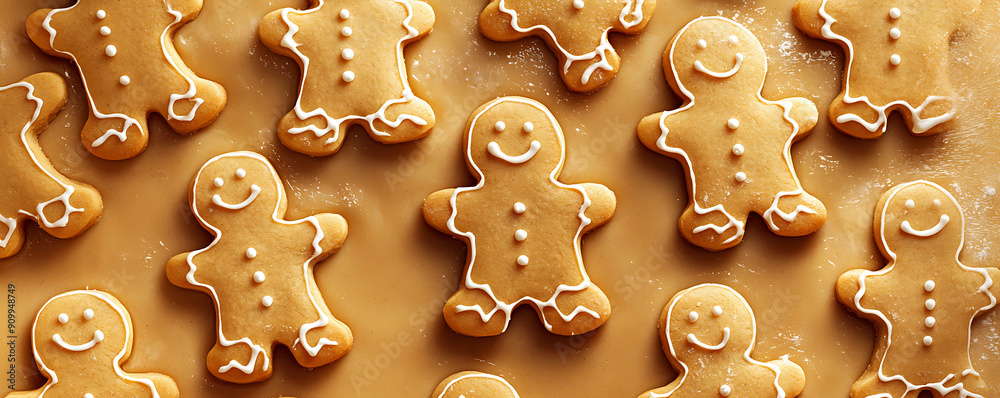 Making ginger Christmas gingerbread cookies background Making ginger Christmas gingerbread cookies background