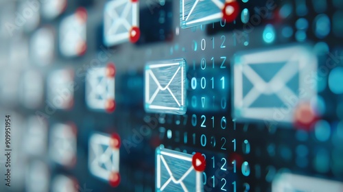 Email Open Rates  A brightly lit visual estimating open rates for email campaigns