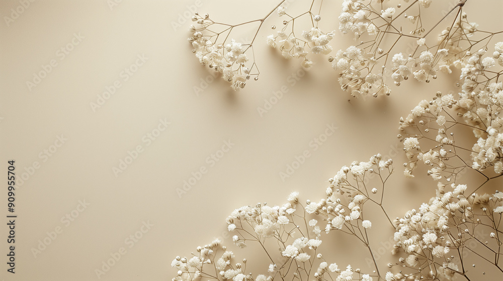 background with gypsophila background with gypsophila