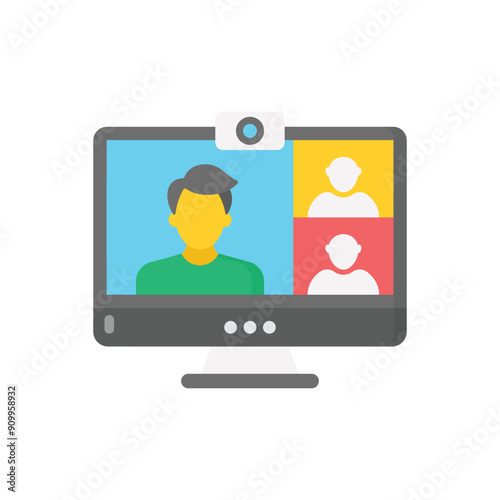 Videocall vector icon