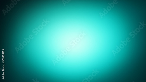 Teal Gradient Background Smooth Color Transition Bright Center