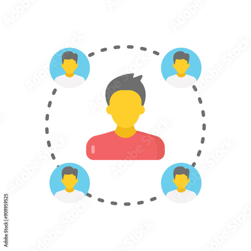 Mediator vector icon