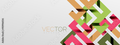 Color bend lines with shadow texture effect. Vector Illustration For Wallpaper, Banner, Background, Card, Book Illustration, landing page