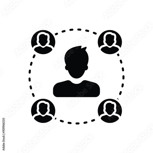 Mediator vector icon