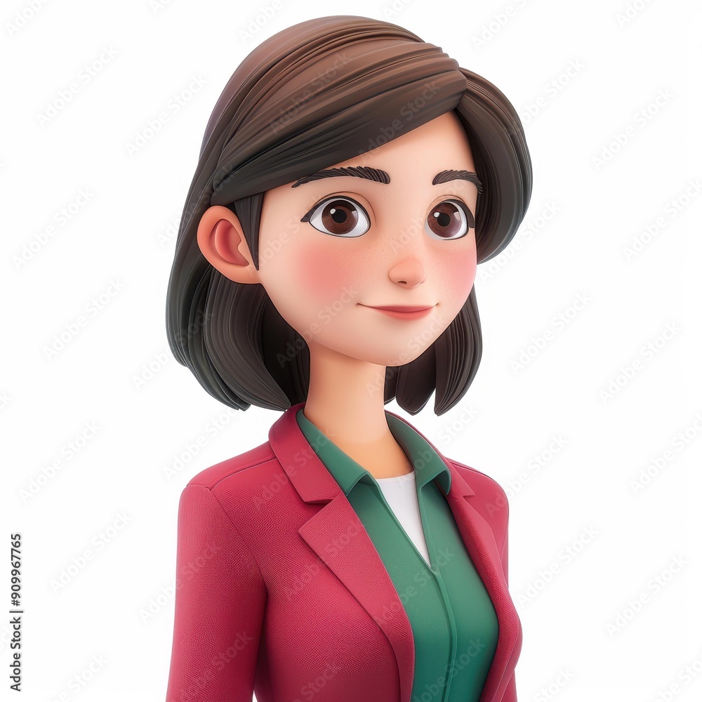A vibrant headshot of a modern female character with sharp edges and a minimal white background, exuding professionalism and depth. A vibrant headshot of a modern female character with sharp edges and a minimal white background, exuding professionalism and depth.