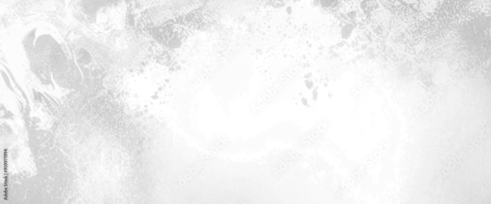 Vector white grunge wall texture for panorama texture cement dirty gray with black background.