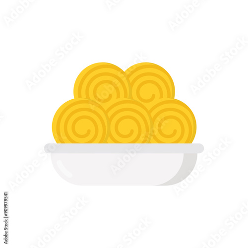 Murukku  vector icon