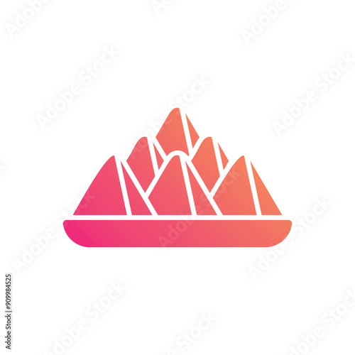 Samosa vector icon