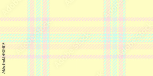 Composition seamless textile vector, horizontal pattern texture fabric. Bathroom tartan plaid check background in light and blanched almond colors.