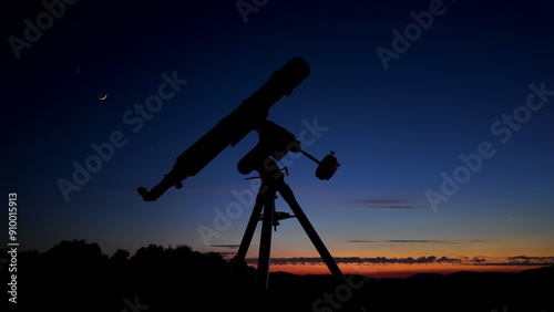 Astronomical telescope for observing stars, planets, Moon and other celestial objects.