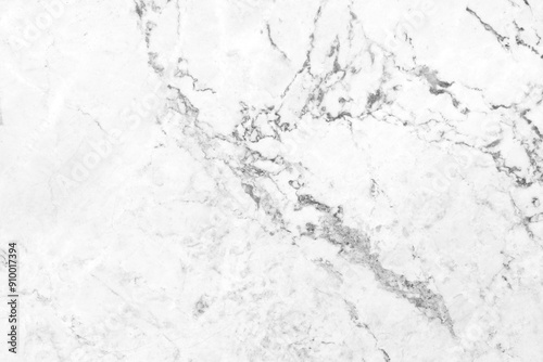 White marble texture with natural pattern for background or design artwork.