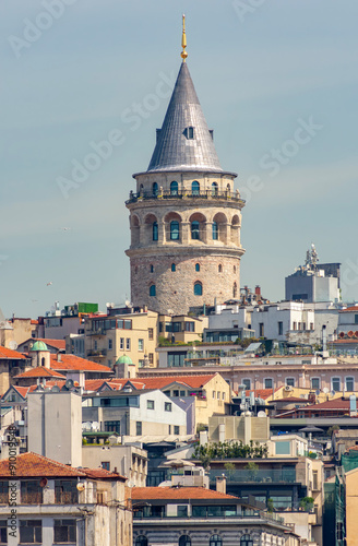 Galata tower in Istanbul, Turkey