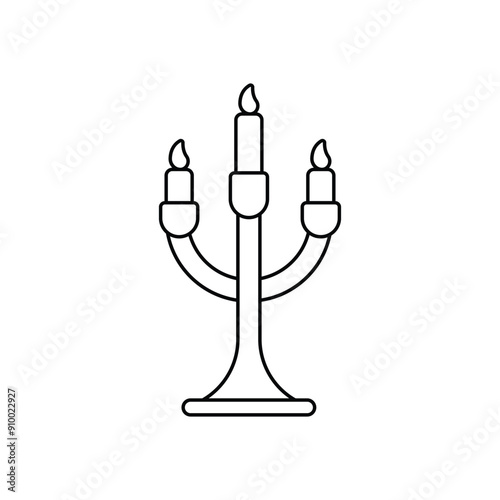 Candelabra vector icon