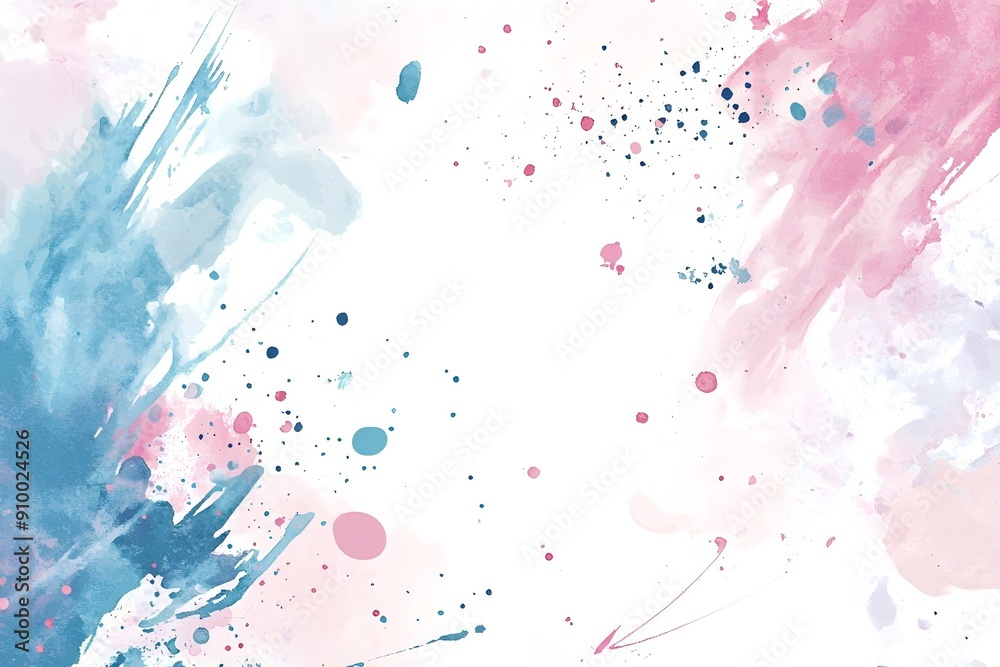 Watercolor Clouds in the Sky, a Soft and Dreamy Background Watercolor Clouds in the Sky, a Soft and Dreamy Background