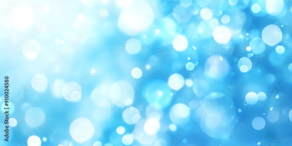 Light blue texture with soft bokeh lights Light blue texture with soft bokeh lights