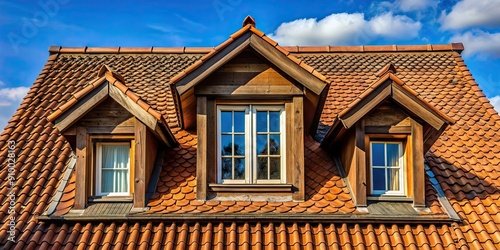 A dachgaube is a type of dormer window commonly found on traditional European homes, architecture, roof, window, attic