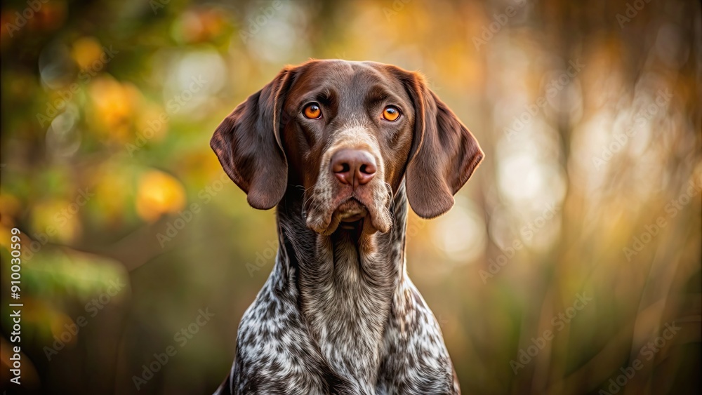 Majestic German Shorthaired Pointer posing in a regal manner, GSP, dog, breed, hunting, elegant, noble, purebred, outdoors Majestic German Shorthaired Pointer posing in a regal manner, GSP, dog, breed, hunting, elegant, noble, purebred, outdoors
