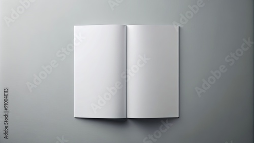 A4 brochure mockup for showcasing promotional materials, corporate, business, design, marketing, template, layout