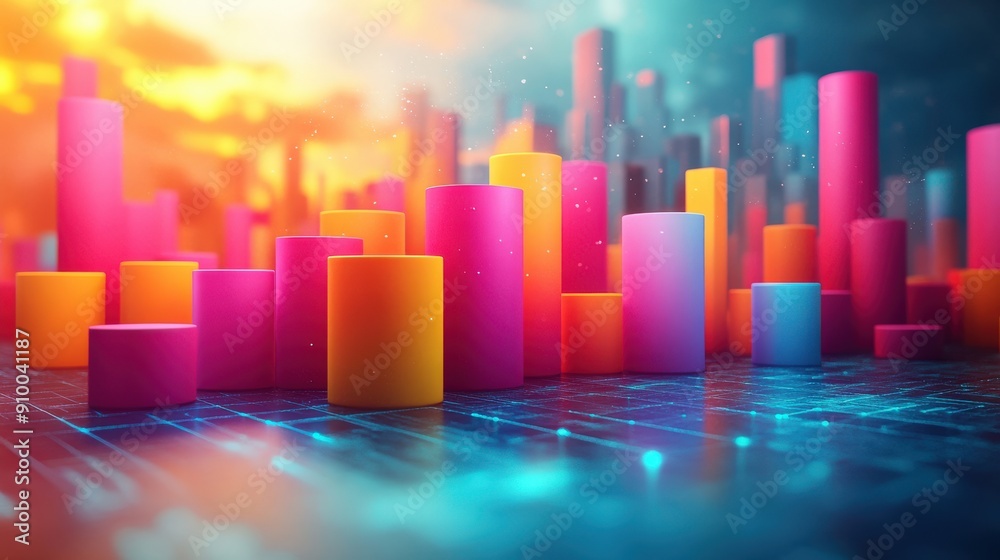 Marketing online with analytics reach: A vibrant 3D render depicting analytics methods to expand marketing reach, featuring audience segmentation, performance metrics, and outreach strategies, Marketing online with analytics reach: A vibrant 3D render depicting analytics methods to expand marketing reach, featuring audience segmentation, performance metrics, and outreach strategies,