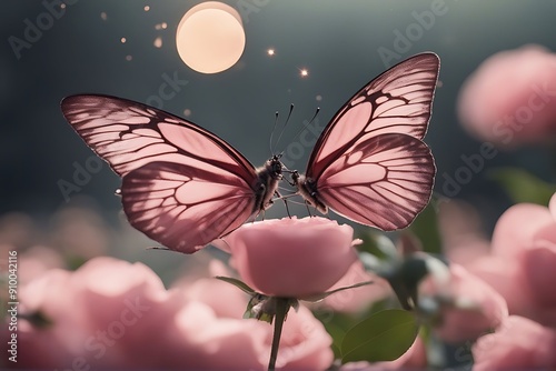 papillon rose butterflyrosepurpleinsectflyingfairyfairytalemagicnatureelfinlogotype butterfly purple insect flying fairy tale magic nature elfin photo