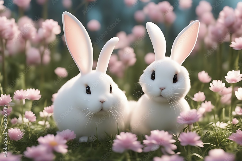 out 3d ears white rabbit cut transparent background illustration rendering easter day ear cut-out children pink egg three-dimensional concept minimal happy spring pastel april creative event art out 3d ears white rabbit cut transparent background illustration rendering easter day ear cut-out children pink egg three-dimensional concept minimal happy spring pastel april creative event art