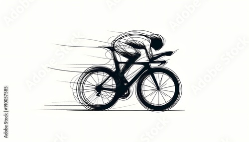 Sketch of a bicycle