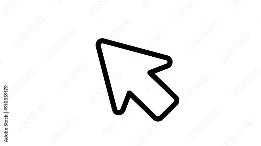 clicking animated icon