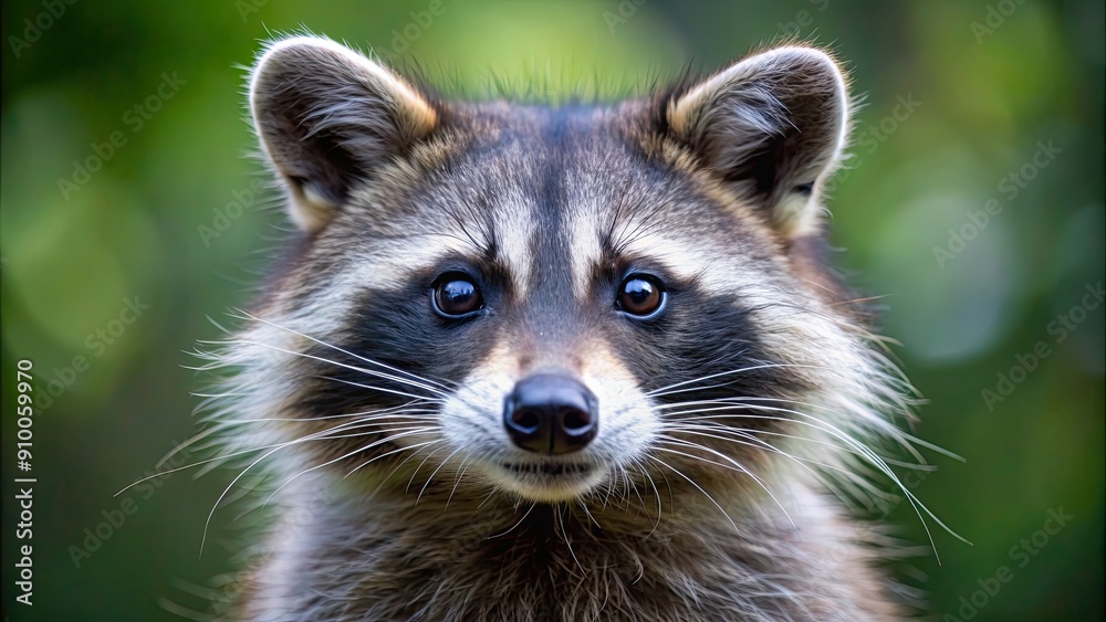 Close up of a raccoon, wildlife, animal, fur, mammal, nature, close-up, adorable, cute, mask, bandit, omnivore, nocturnal