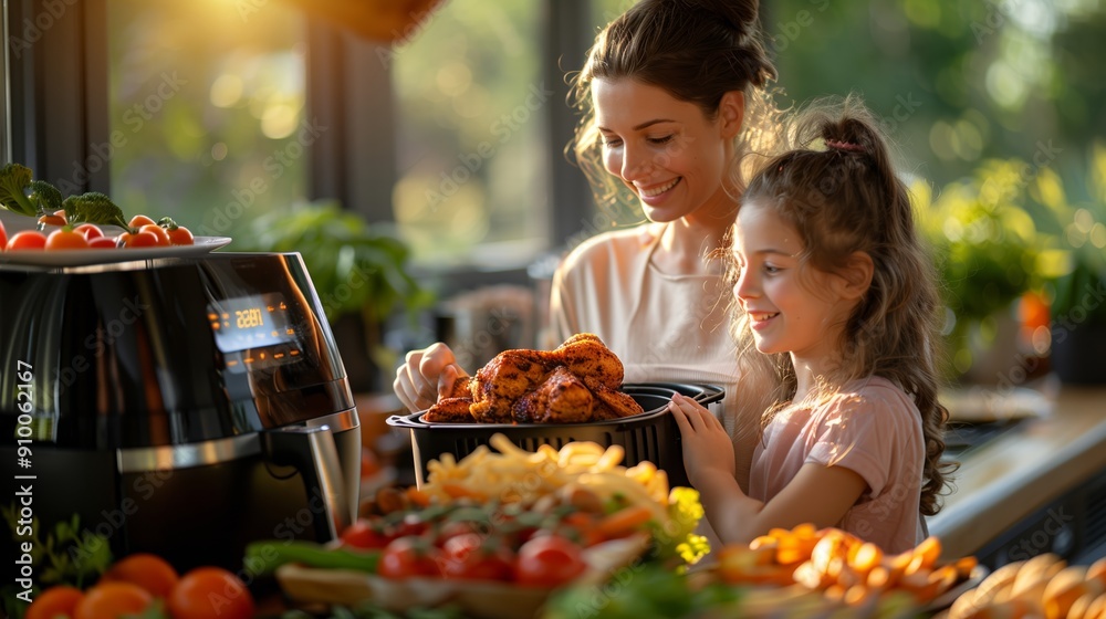 © fotofabrika - Cooking Delicious Meals Together in a Bright Kitchen With Fresh Ingredients and Joyful Spirits