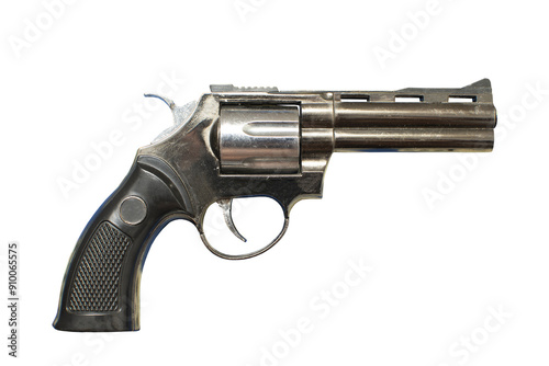 Toy pistol isolated photo