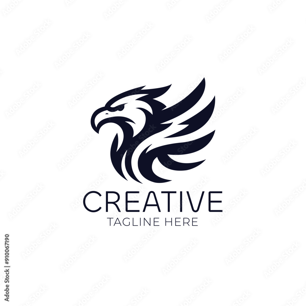 Eagle Bird Logo Vector Template. Business Logo Concept Eagle Bird Logo Vector Template. Business Logo Concept