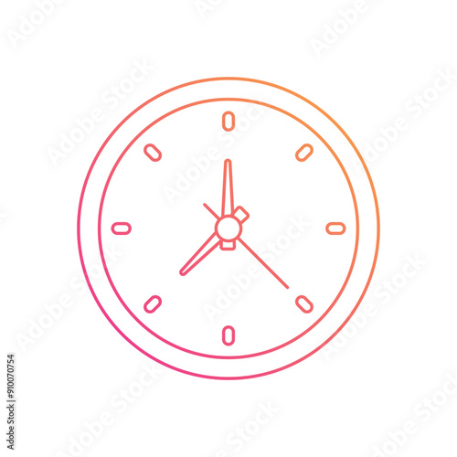 Clock vector icon