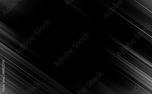 abstract black and silver are light gray with white the gradient is the surface with templates metal texture soft lines tech diagonal background black dark sleek clean modern.