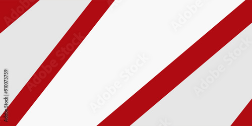 Modern red and white abstract banner background.