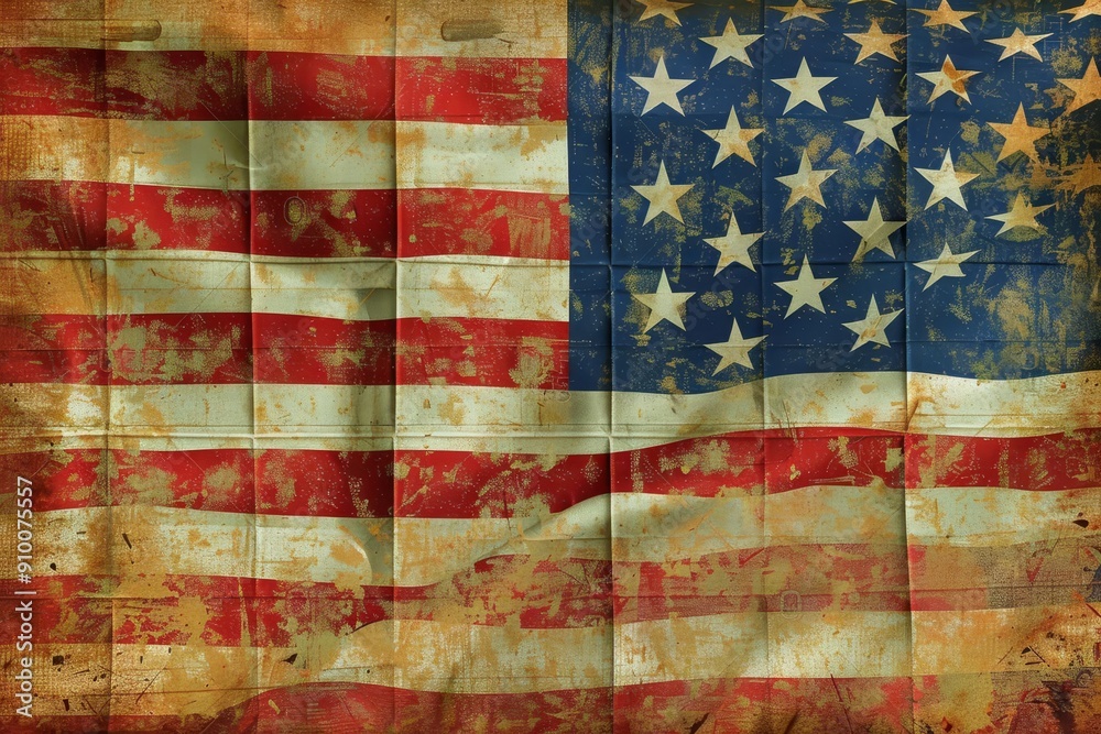 Grunge American flag Grunge American flag