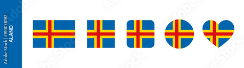 Flag of Aland or Åland