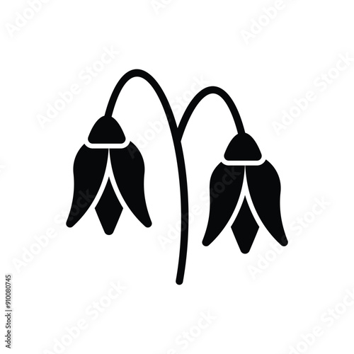 Bluebell vector icon