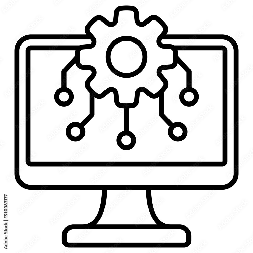 Algorithm Icon Element For Design Algorithm Icon Element For Design