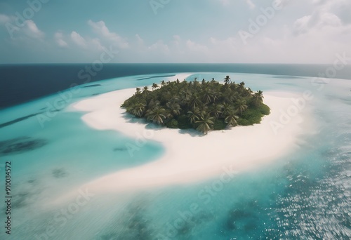 was Island lagoon Indian Maldives ocean made photo hydroplane Desert Aerial View Top Reef Remote Sea Bird Cay Nobody Nature Water Tropical Beauty Blue Color Adventur