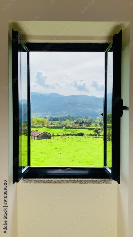 Window view of Soajo 
