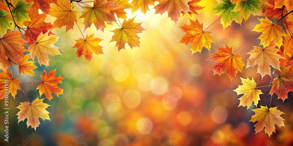 Autumn background with vibrant maple leaves , fall colors, foliage, seasonal, nature, textured, red, orange, yellow Autumn background with vibrant maple leaves , fall colors, foliage, seasonal, nature, textured, red, orange, yellow