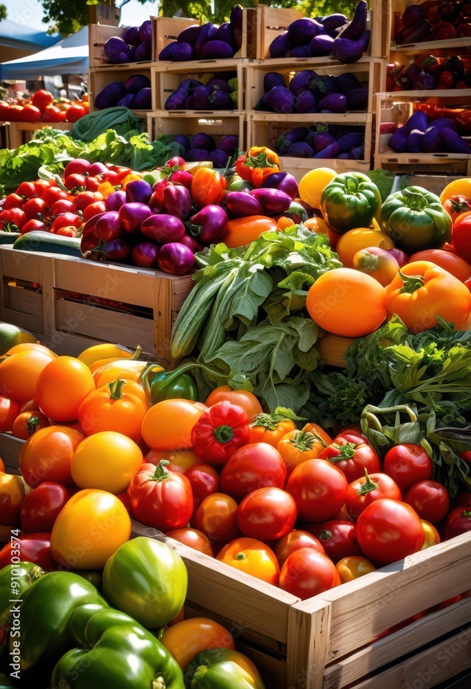 vibrant array locally sourced produce showcasing colorful display fruits vegetables bountiful abundance, abundant, appealing, arrangement, appetizing, bright vibrant array locally sourced produce showcasing colorful display fruits vegetables bountiful abundance, abundant, appealing, arrangement, appetizing, bright
