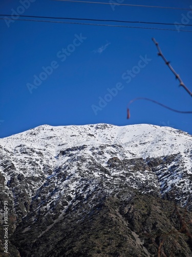 San José de Maipo, nieve, Cordillera photo