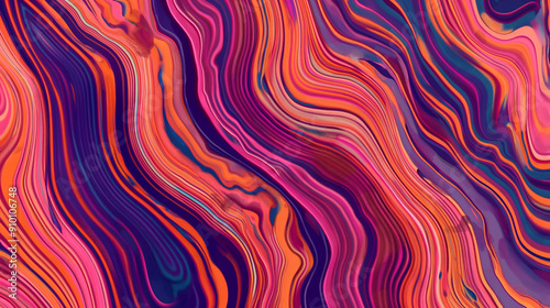 rainbow psychedelic colored abstract background with glowing colors and beautiful patterns