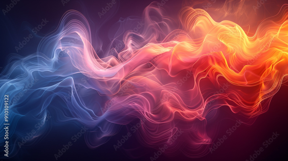 abstract psychedelic wavy smoky background with colors abstract psychedelic wavy smoky background with colors